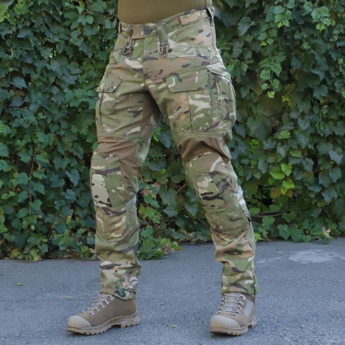 Тактичні штани з наколінниками RAPTOR PRO Gen 2, MTP Excalibur RipStop, Flex Coyote, не підтримує горіння