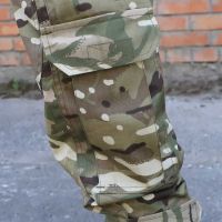 Тактичний комплект Піхота ЗСУ, 95/5 Multicam Ripstop, Кітель+Штани, не підтримує горіння