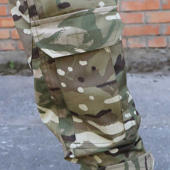 Тактичний комплект Піхота ЗСУ, 95/5 Multicam Ripstop, Кітель+Штани, не підтримує горіння