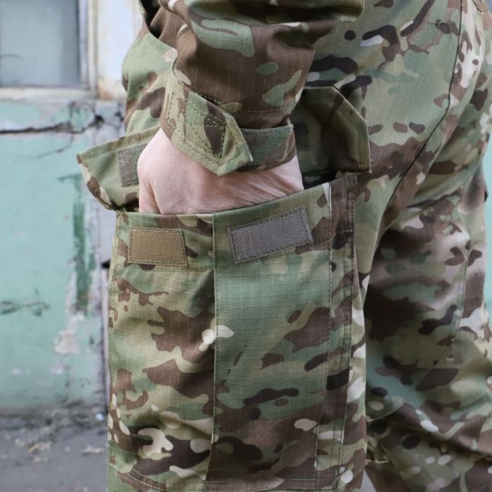 Тактичний комплект ЗСУ,65/35 Multicam Ripstop, Кітель+Штани