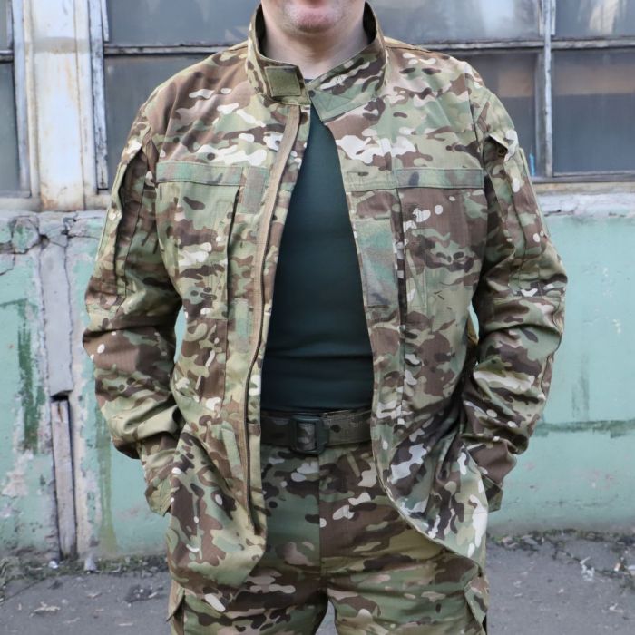 Тактичний комплект ЗСУ,65/35 Multicam Ripstop, Кітель+Штани