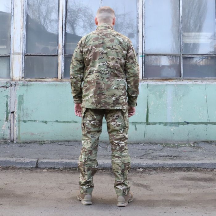 Тактичний комплект ЗСУ,65/35 Multicam Ripstop, Кітель+Штани