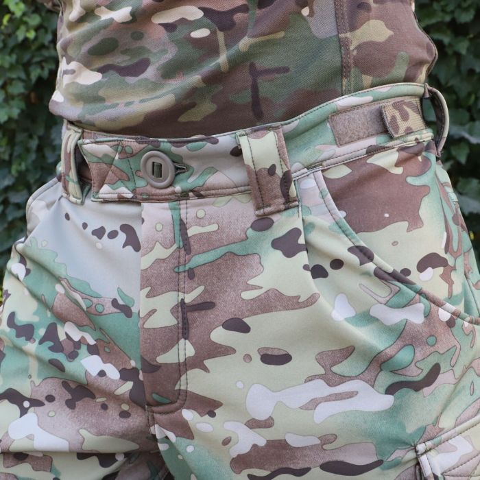 Тактичні штани з наколінниками Штурм, Soft Shell Multicam, Cordura
