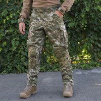 Тактичні штани з наколінниками Штурм, Soft Shell Піксель, Cordura