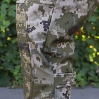 Тактичні штани з наколінниками Штурм, Soft Shell Піксель, Cordura