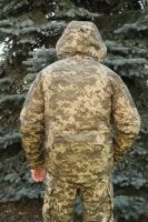 Тактична зимова куртка Альфа, Nord Storm Піксель Ripstop, Cordura 500D, вітро та вологозахисна