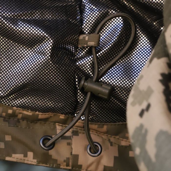 Тактична зимова куртка Альфа, Nord Storm Піксель Ripstop, Cordura 500D, вітро та вологозахисна