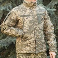Тактична зимова куртка Альфа, Nord Storm Піксель Ripstop, Cordura 500D, вітро та вологозахисна