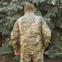 Тактична зимова куртка Альфа, Nord Storm Піксель Ripstop, Cordura 500D, вітро та вологозахисна