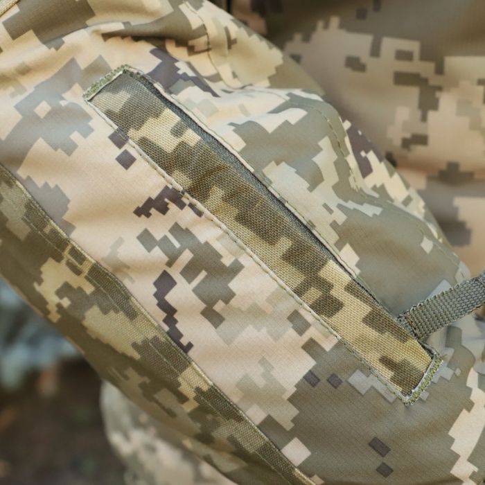 Тактична зимова куртка Альфа, Nord Storm Піксель Ripstop, Cordura 500D, вітро та вологозахисна