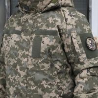 Тактична зимова куртка Хуртовина, Nord Storm Піксель Ripstop, вітро та вологозахисна