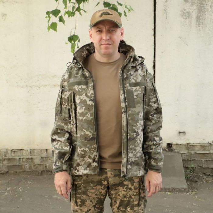 Raptor Tac, костюм Soft Shell піксель, на флісі "Шторм"