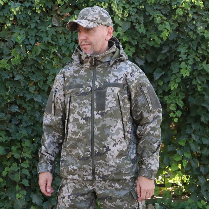 Тактична куртка Шторм, Піксель Soft Shell