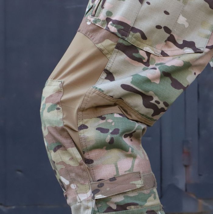 Тактичні штани з наколінниками PREDATOR, 50/50 NyCo Original Multicam Ripstop, Flex Coyote