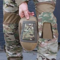 Тактичні штани з наколінниками PREDATOR, 50/50 NyCo Original Multicam Ripstop, Flex Coyote