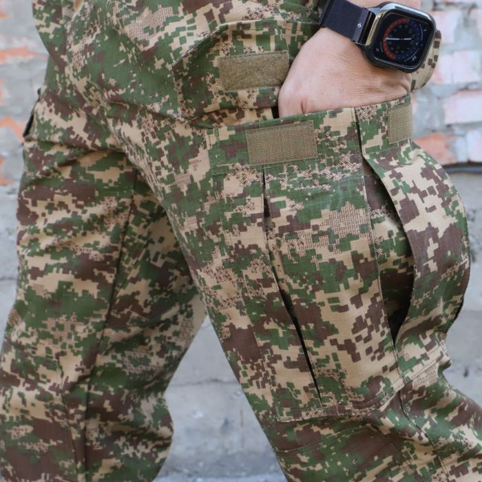 Тактичний комплект Піхота ЗСУ,65/35 Піксель Хижак Ripstop, Кітель+Штани