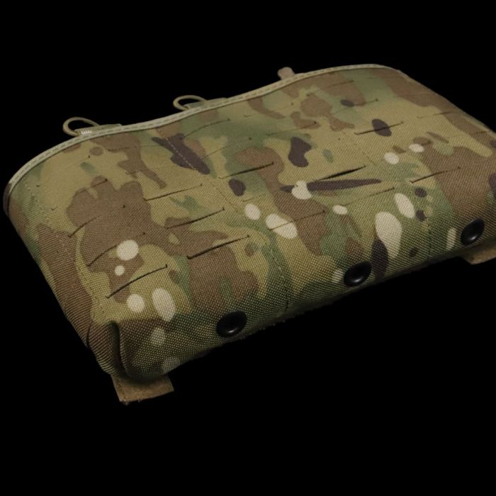 Підсумок під 3 магазини на передню панель плитоноски, Cordura 500 D MultiCam, LaserCut