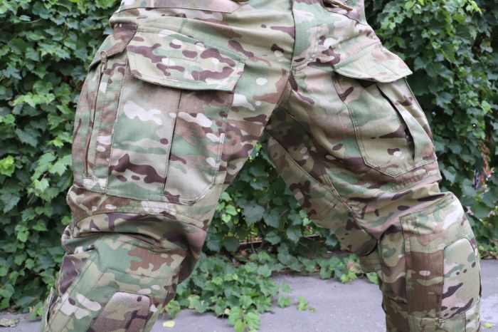 Тактичні штани з наколінниками RAPTOR PRO Gen 2, 65/35 MultiCam Ripstop, Flex