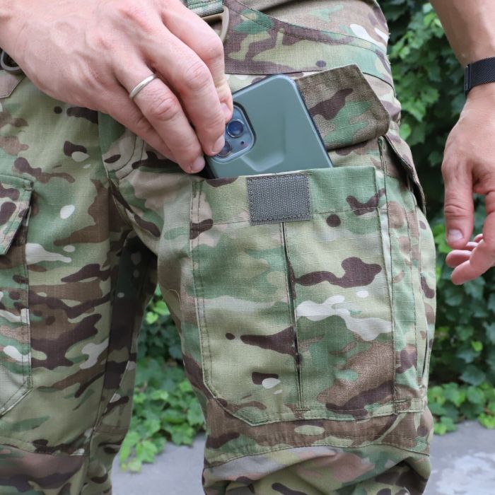 Тактичні штани з наколінниками RAPTOR PRO Gen 2, 65/35 MultiCam Ripstop, Flex