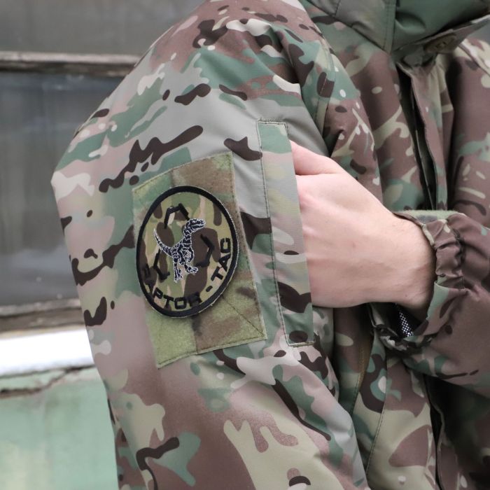 Тактична зимова куртка Хуртовина, Nord Storm Multicam Ripstop, вітро та вологозахисна