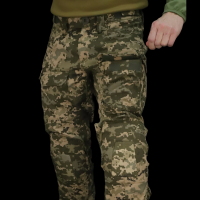 Тактичні штани з наколінниками PREDATOR,  Піксель, 100% бавовна