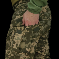 Тактичні штани з наколінниками PREDATOR,  Піксель, 100% бавовна
