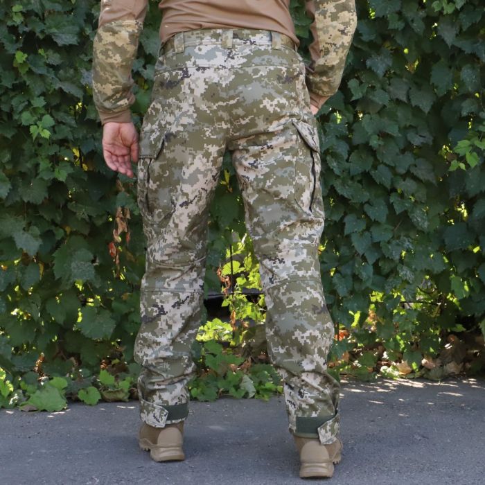 Тактичні демісезонні штани Яструб, Soft Shell Піксель