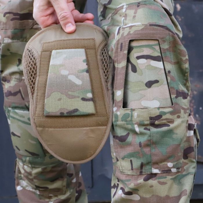 Тактичні штани з наколінниками PREDATOR, 50/50 NyCo Original Multicam Ripstop