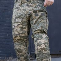Тактичні штани з наколінниками PREDATOR, 50/50  Піксель, Flex