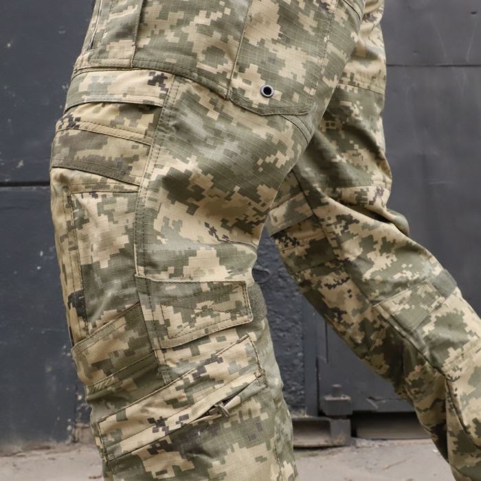 Тактичні штани з наколінниками Striker, 65/35  Піксель, Ripstop, FLEX, Cordura 500D