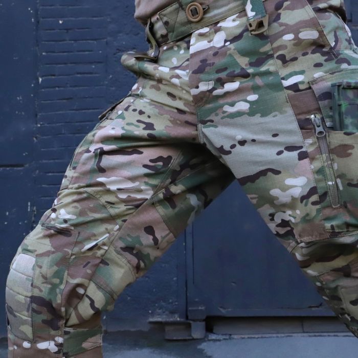 Тактичні штани з наколінниками RAPTOR PRO, 50/50 NyCo Original MultiCam Ripstop™
