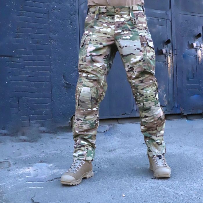 Тактичні штани з наколінниками RAPTOR PRO, 50/50 NyCo Original MultiCam Ripstop™