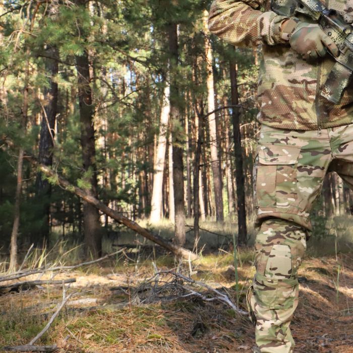 Тактичні штани з наколінниками PREDATOR, 50/50 NyCo Original Multicam Ripstop