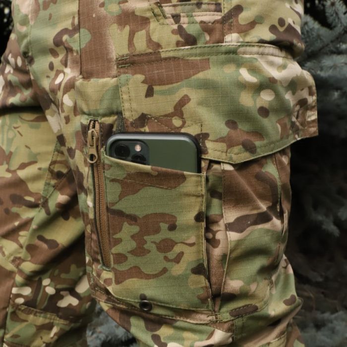Тактичні штани з наколінниками RAPTOR, 50/50 MultiCam Ripstop