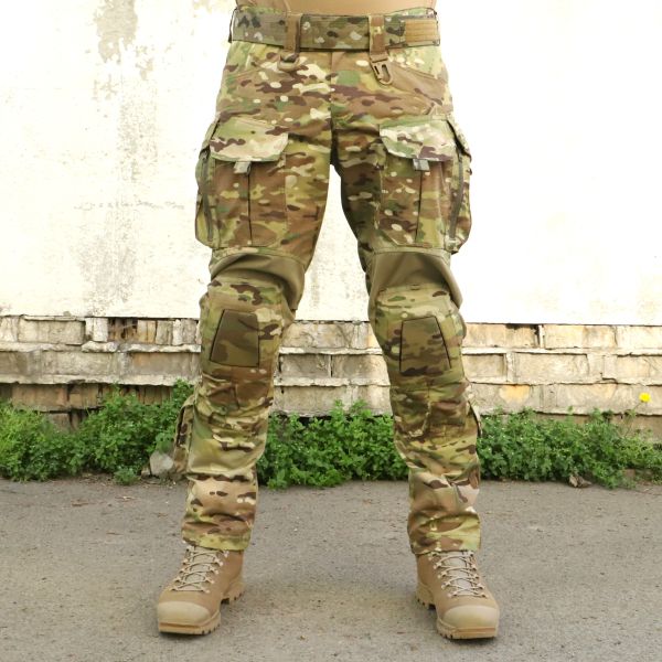 PREDATOR Gen 3 — тактичні штани Multicam | Rip-Stop 50/50, еластичні вставки SAM 1, з наколінниками | Raptor Tac