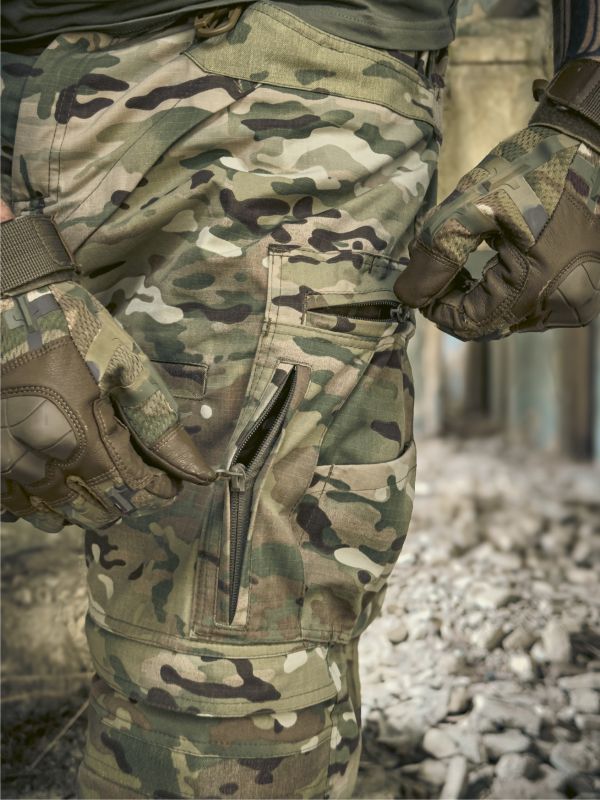 Тактичні штани STRAYKER, Multicam Original, 50% нейлон, 50% бавовна, Rip-Stop NYCO - Raptor TAC