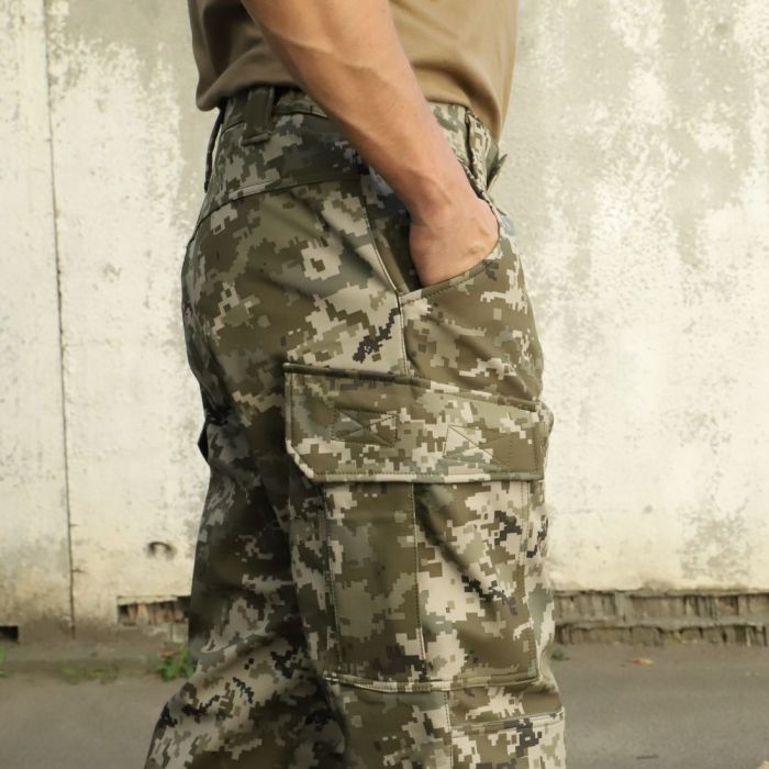 Raptor Tac, костюм Soft Shell піксель, на флісі "Шторм"