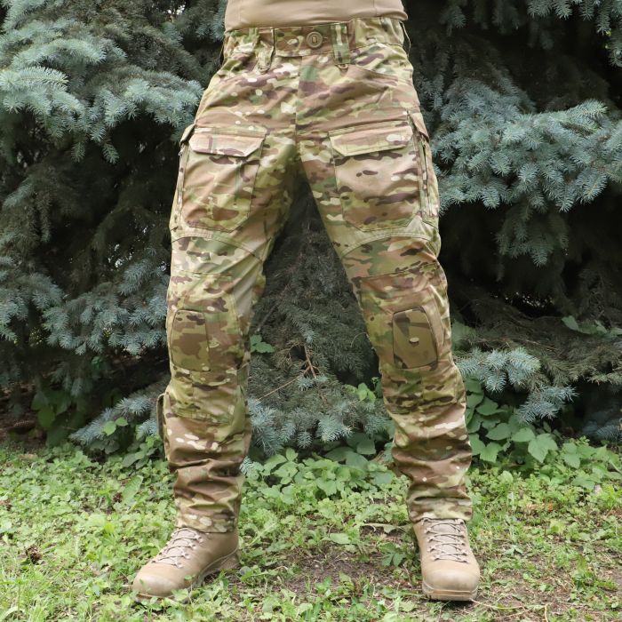 PREDATOR — тактичні штани Multicam | 50% бавовна, 50% нейлон, Rip-Stop, еластичні вставки| Raptor Tac
