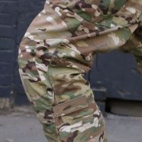 Тактичні штани з наколінниками PREDATOR, 50/50 NyCo Original Multicam Ripstop