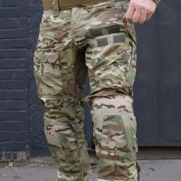 Тактичні штани з наколінниками PREDATOR, 50/50  Multicam, Ripstop