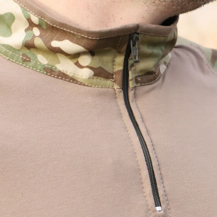 Тактична сорочка UBACS ЗСУ, 50/50 Multicam Ripstop, Coyote