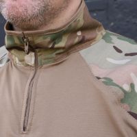 Тактична сорочка UBACS Комбат, 50/50 NyCo Original Multicam Crye Precision Ripstop,Coyote