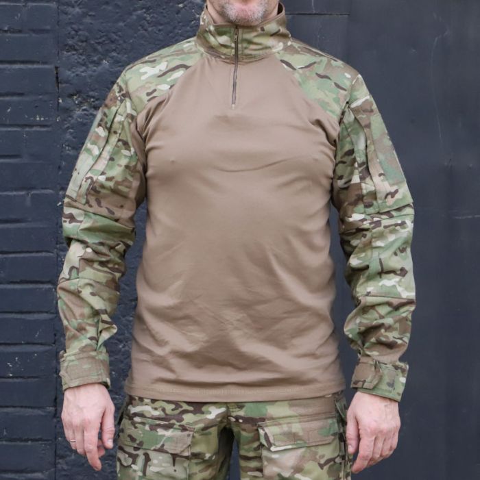 Тактична сорочка UBACS Комбат, 50/50 Multicam Ripstop, Coyote