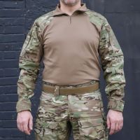 Тактична сорочка UBACS Комбат, 50/50 Multicam Ripstop, Coyote
