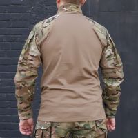 Тактична сорочка UBACS Комбат, 50/50 Multicam Ripstop, Coyote
