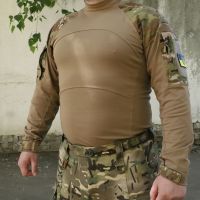 Тактична сорочка UBACS Samurai, 50/50 NyCo Original Multicam Crye Precision Ripstop,Coyote