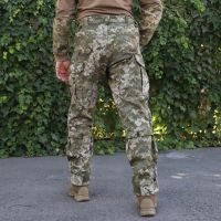 Тактичні штани з наколінниками Штурм, Soft Shell Піксель, Cordura