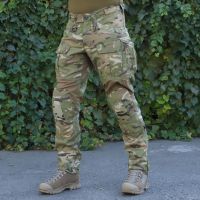 Тактичні штани з наколінниками RAPTOR PRO Gen 2, MTP Excalibur RipStop, Flex Coyote, не підтримує горіння