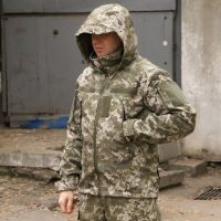 Raptor Tac, Softshell Jacket Hanter Pro Pixel Ukrainian Armed Forces with Fleece