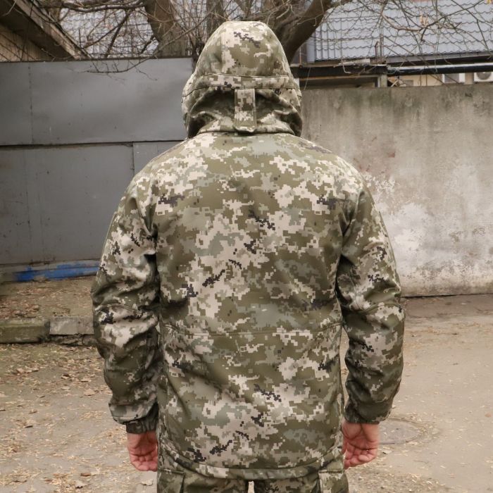 Raptor Tac, Softshell Jacket Hanter Pro Pixel Ukrainian Armed Forces with Fleece